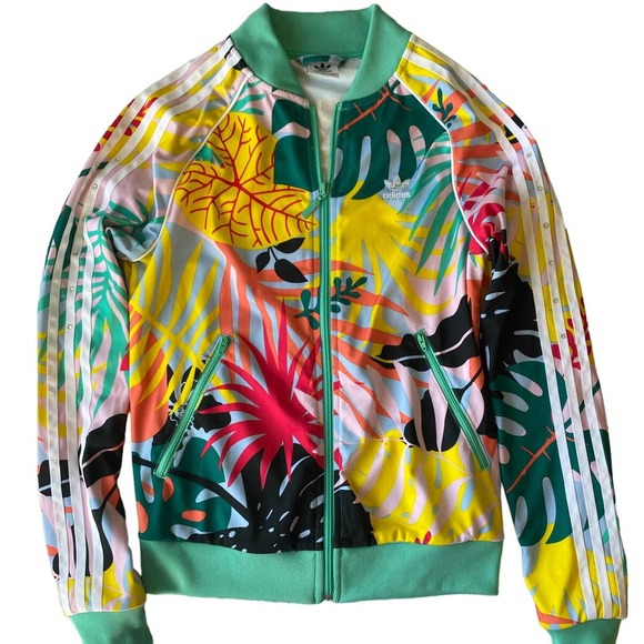 Adidas Tropicalage SST Graphic Superstar Women's Track Jacket FH7991 Small - Picture 3 of 11